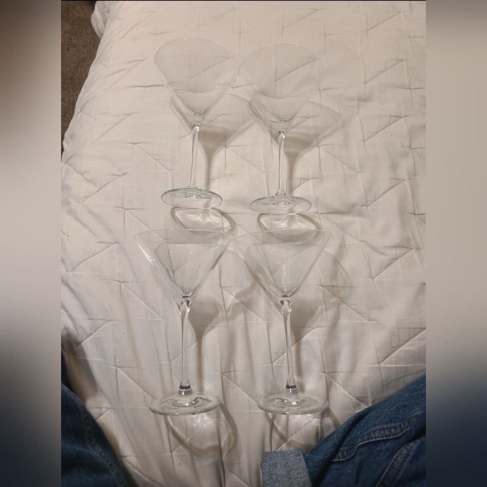 Margarita glasses x4